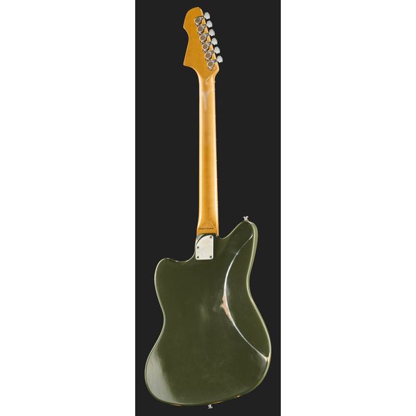 Valiant Guitars Jupiter Olive Mash aged