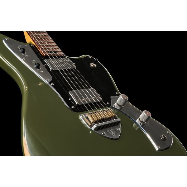 Valiant Guitars Jupiter Olive Mash aged