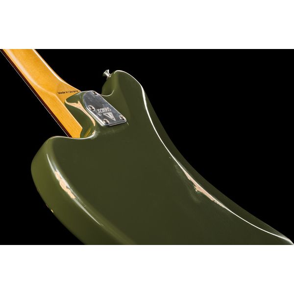 Valiant Guitars Jupiter Olive Mash aged