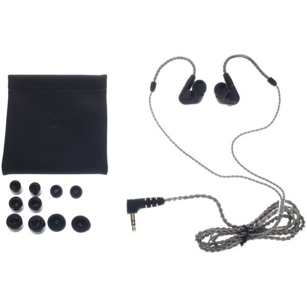 Cuffie Cablate Sennheiser IE 200 – Suono Audiofilo Neutro, Driver TrueResponse Da 7mm, Doppia Sintonizzazione