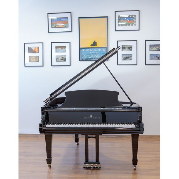 Steinway & Sons L Onyx Duet Grand Piano