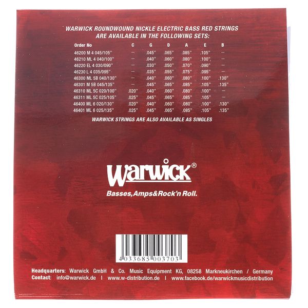 Warwick 46220 EL 4 030/090 EL