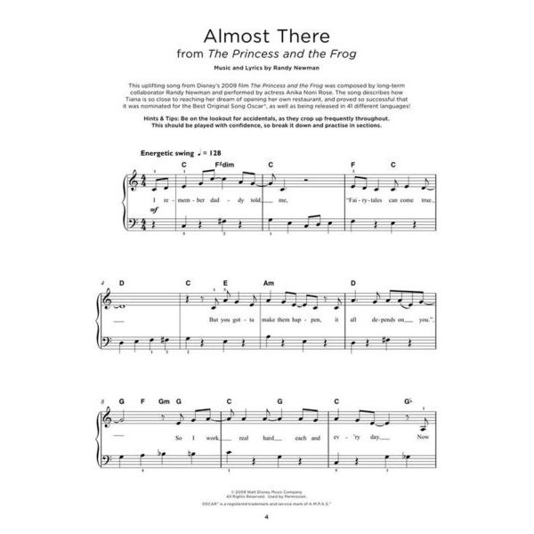 Hal Leonard Really Easy Piano Disney Songs