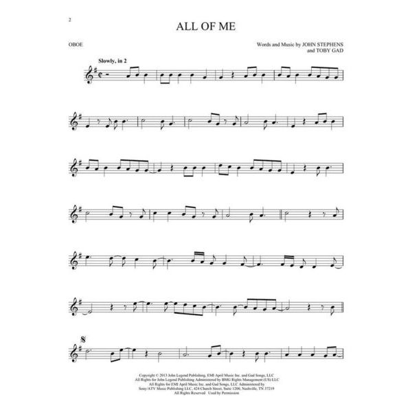 Hal Leonard First 50 Songs Oboe