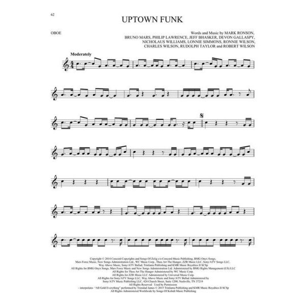 Hal Leonard First 50 Songs Oboe