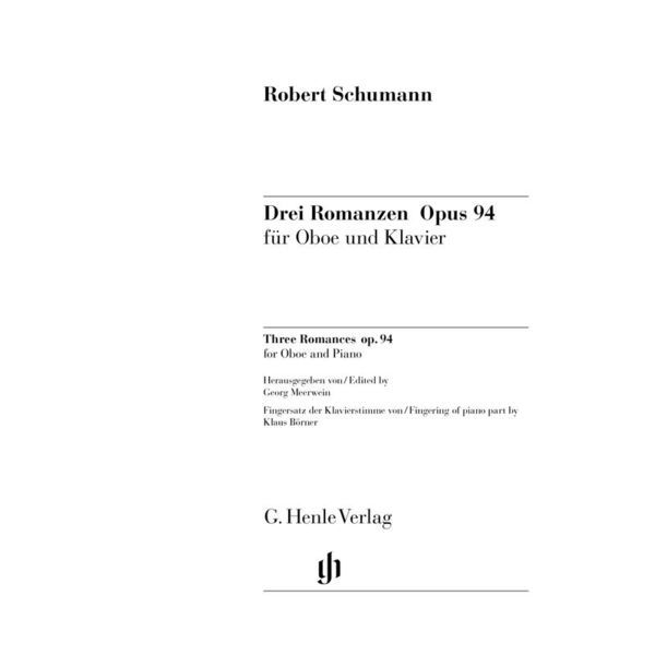 Henle Verlag Schumann Romanzen Oboe