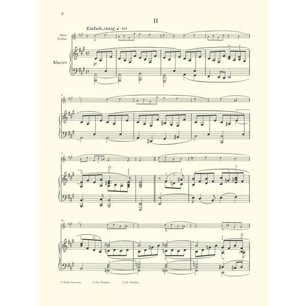 Henle Verlag Schumann Romanzen Oboe