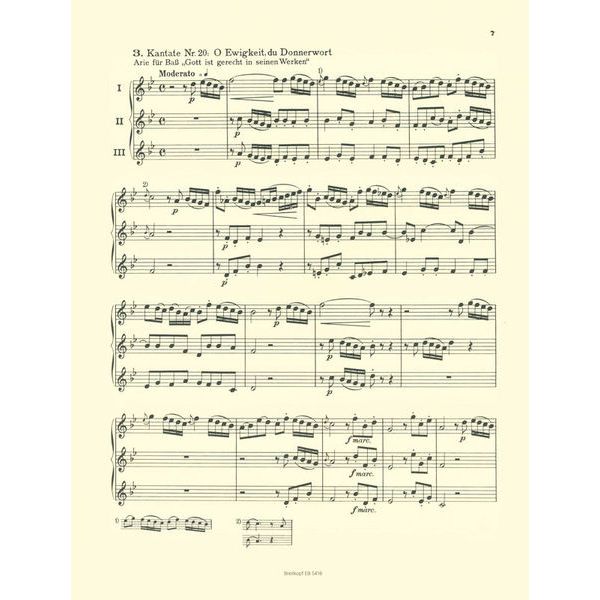 Breitkopf & Härtel Bach-Studien für Oboe 1 – Thomann UK