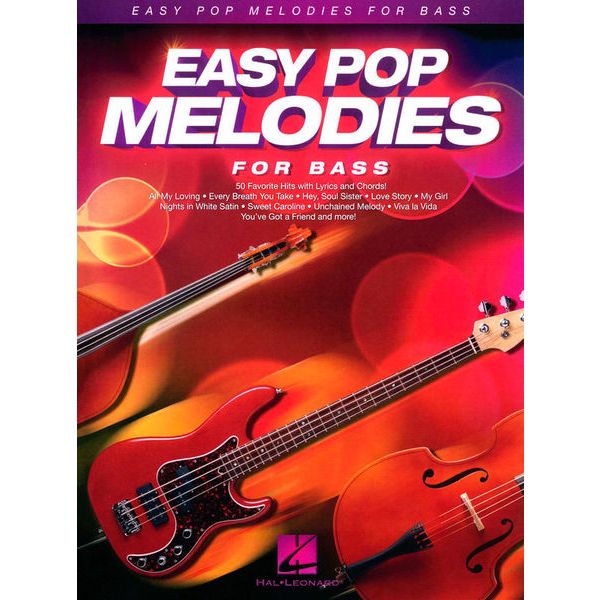 Hal Leonard Easy Pop Melodies Double Bass