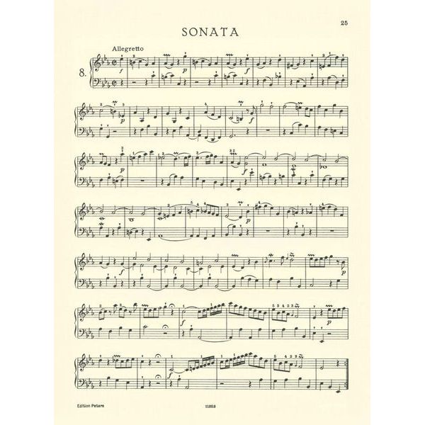 Edition Peters C.Ph.E.Bach Sonaten und Stücke