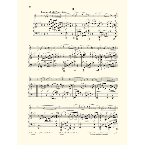 Henle Verlag Schumann Fantasiestücke Viol