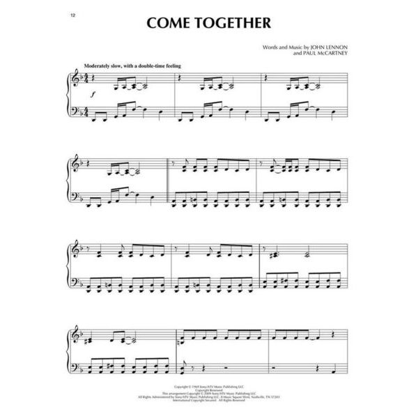 Hal Leonard Beatles Solo Piano