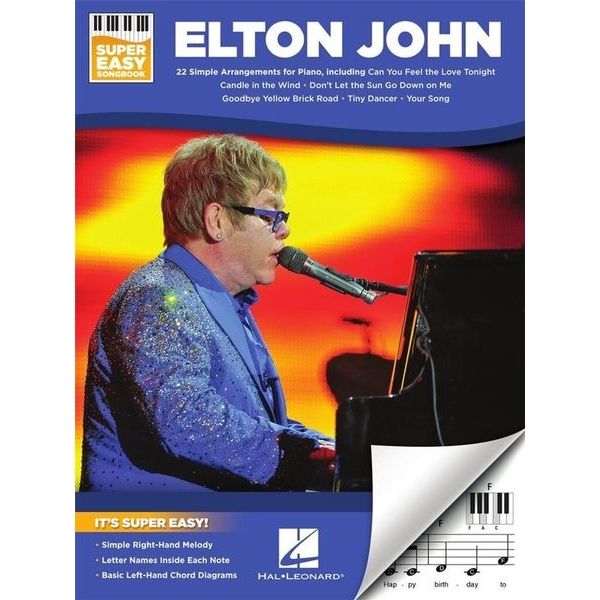 Hal Leonard Elton John Super Easy