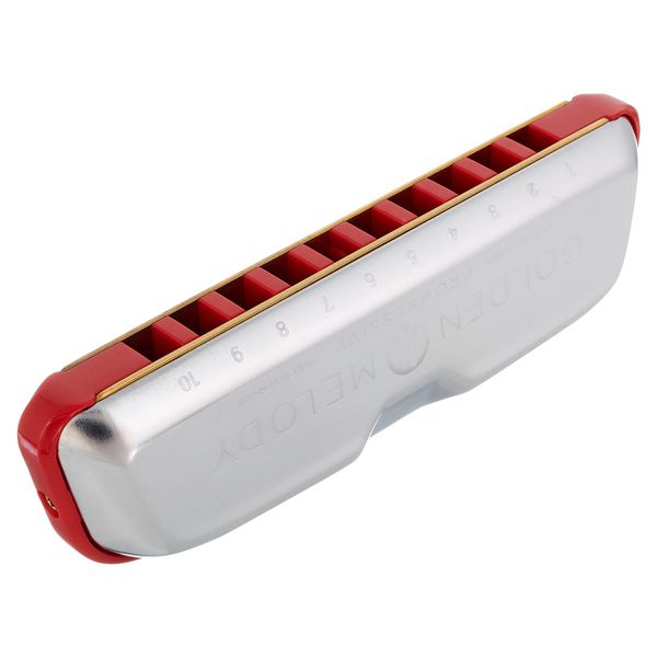 thumbnail image 2 of Hohner 542/20 Golden Melody "F" Harmonica 2 of 10