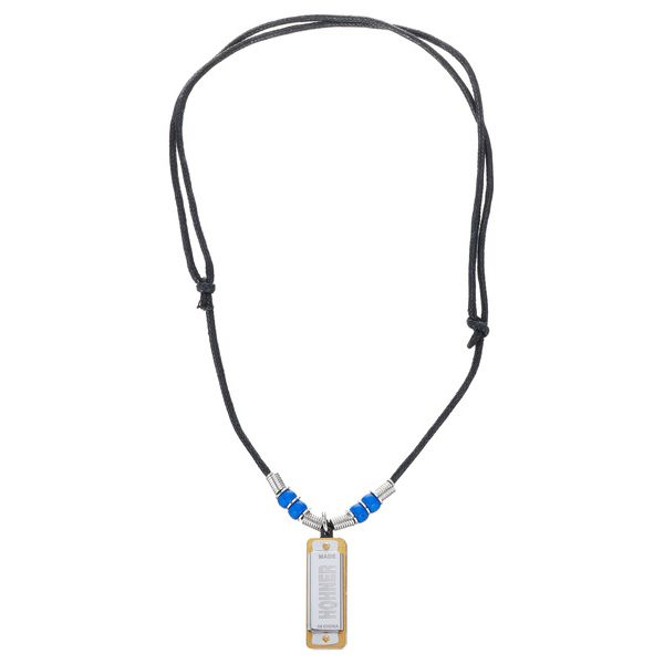Harmonica HOHNER Mini Harp Collier Bleu - Harmonicas Miniatures, Instrument à Vent Portable, Idéal Débutants/cadeau