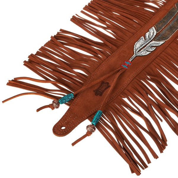 Levys Suede Fringed Strap