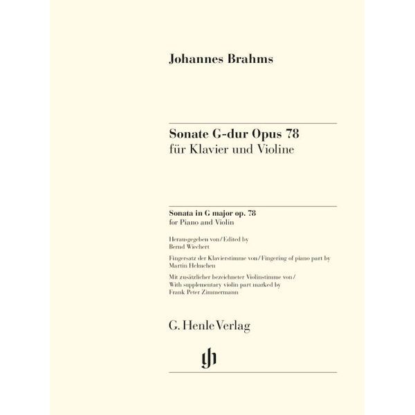 Henle Verlag Brahms Violinsonate G-Dur
