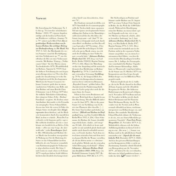 Henle Verlag Brahms Violinsonate G-Dur
