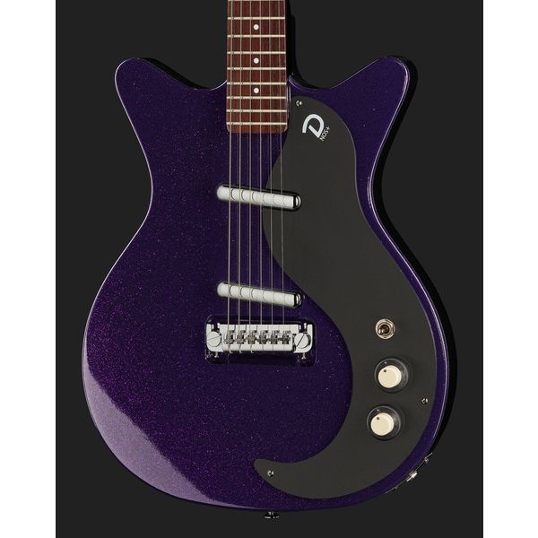 Danelectro Blackout 59 Purple Metal Flake