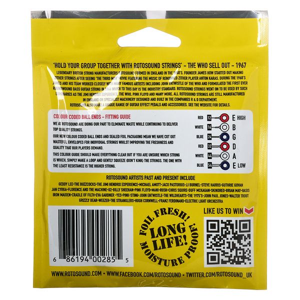 Rotosound Tru Bronze TB12