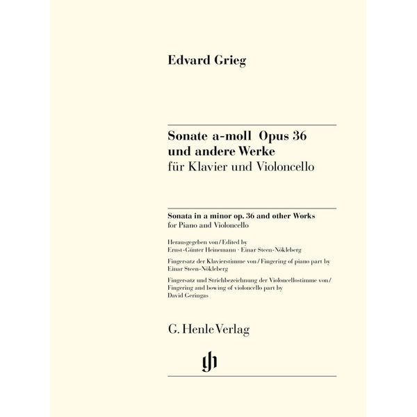 Henle Verlag Grieg Sonate a-moll op. 36