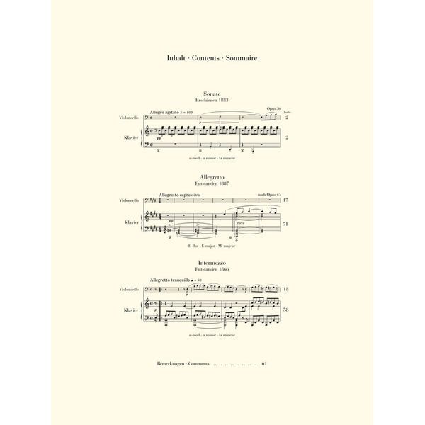 Henle Verlag Grieg Sonate a-moll op. 36