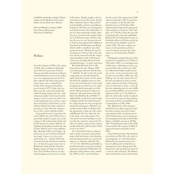 Henle Verlag Grieg Sonate a-moll op. 36