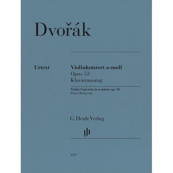 Henle Verlag Dvorák Violinkonzert a-moll