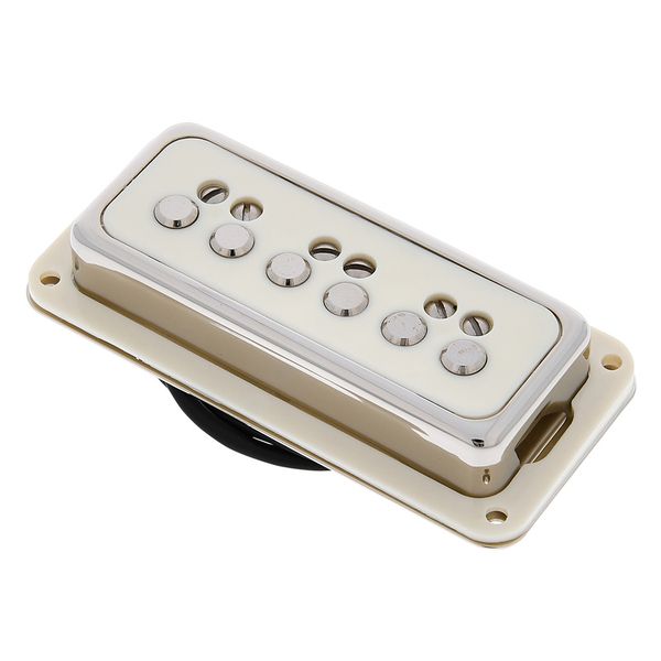 DeArmond Dynasonic Nickel White Bridge