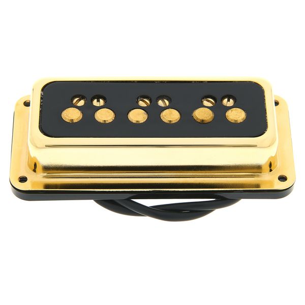 DeArmond Dynasonic Gold Black Bridge