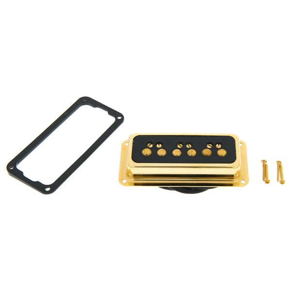 DeArmond Dynasonic Gold Black Bridge
