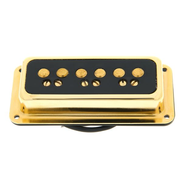 DeArmond Dynasonic Gold Black Bridge