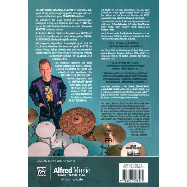 Alfred Music Publishing Jost Nickel Beginner Book D