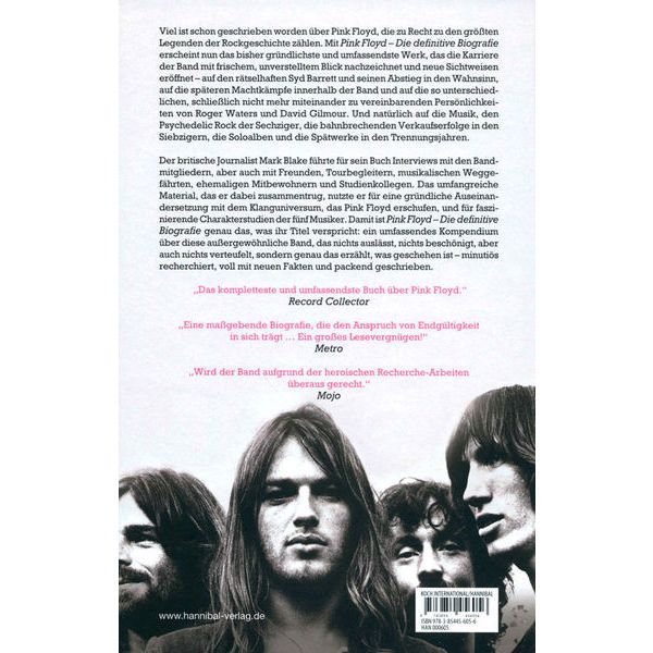 Hannibal Verlag Pink Floyd Biografie