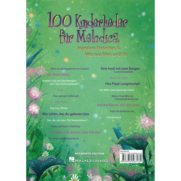 Bosworth 100 Kinderlieder for Melodica