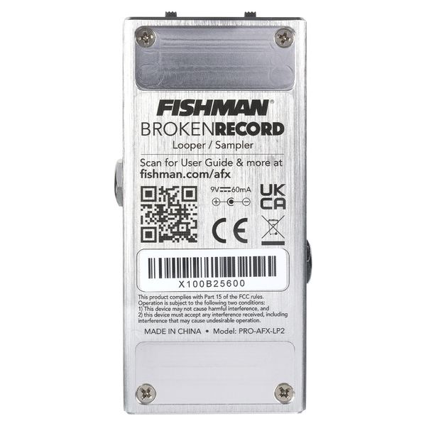 Fishman AFX Broken Record Mini Looper/Sampler Guitar Effect Pedal