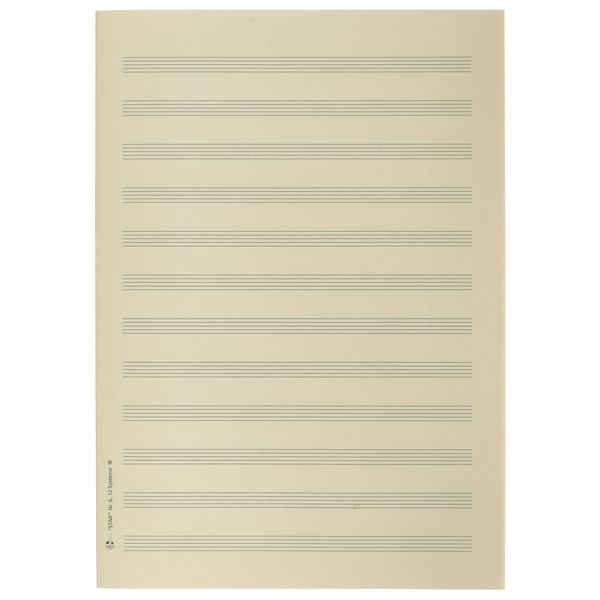 Star Sheet Music Paper DIN A4 12