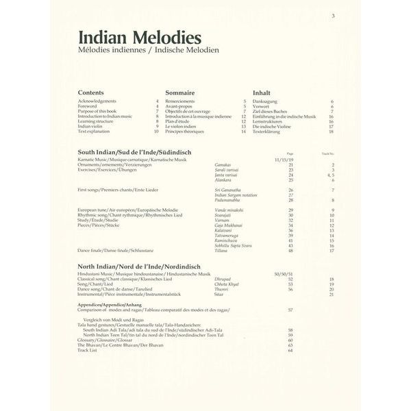 Schott Indian Melodies Violin