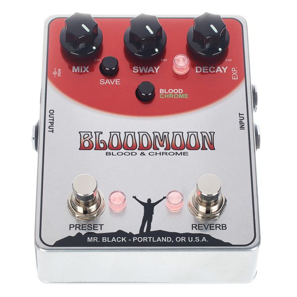 Mr. Black Pedals Bloodmoon Blood & Chrome