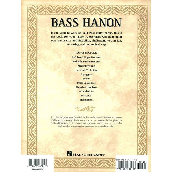 Hal Leonard Bass Hanon