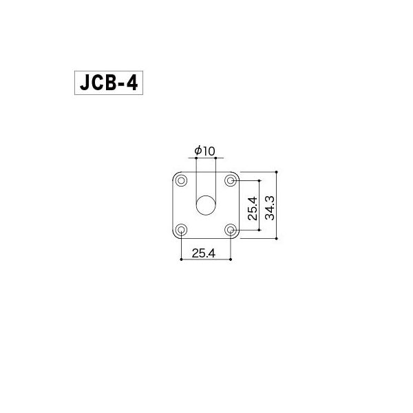 Gotoh JCB-4 Jack Plate SC Style B