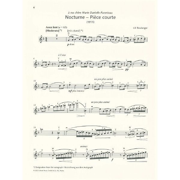 Schott Boulanger Violin Works Thomann België