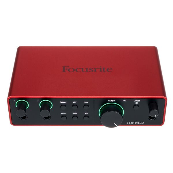 Focusrite Scarlett 2i2 4th Gen USB Audio Interface and Rode NT1 Microphone  Bundle - Black