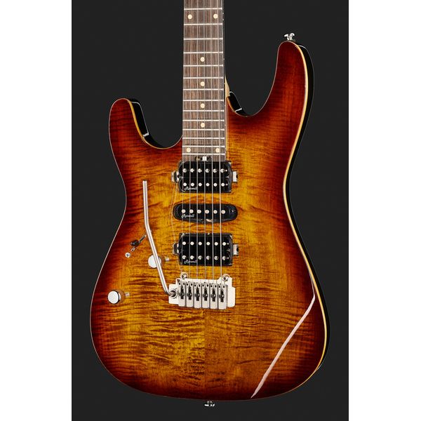 Harley Benton Fusion-III LH HSH EB FB Bundle