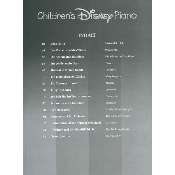 Hal Leonard Children's Disney Piano