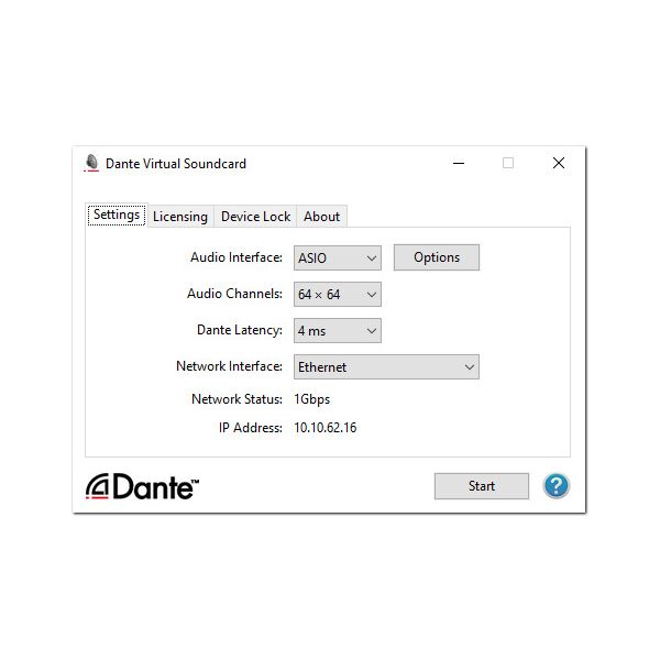 Dante Virtual Soundcard Transferable