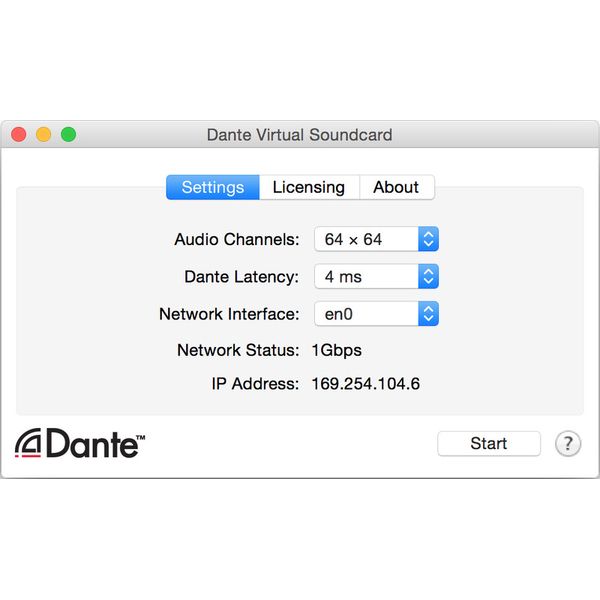 Dante Virtual Soundcard Transferable