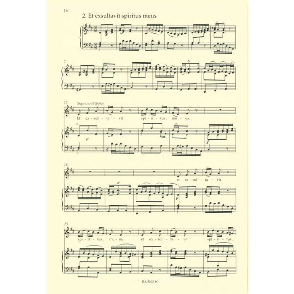 Bärenreiter Bach Magnificat D-Dur