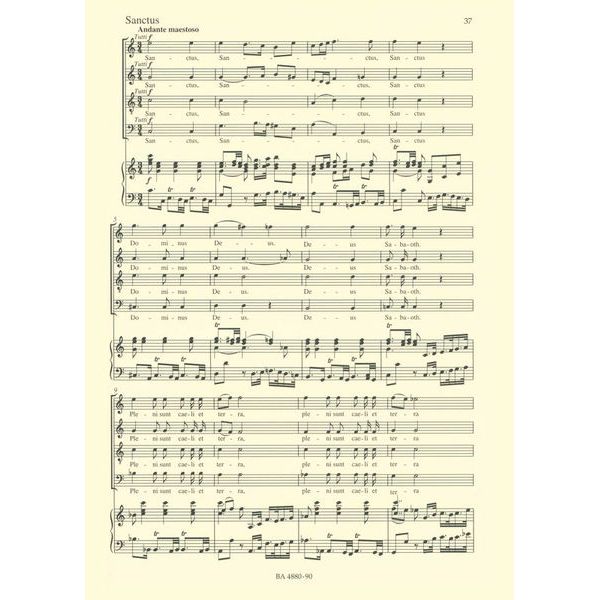 Bärenreiter Mozart Krönungsmesse