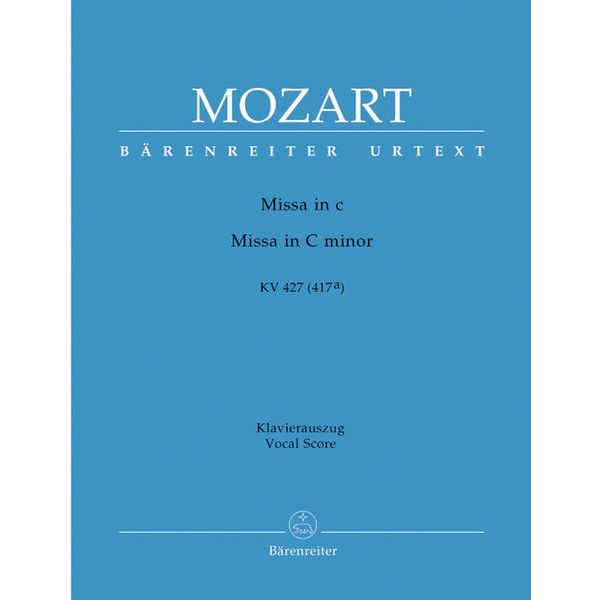 Bärenreiter Mozart Missa c-moll